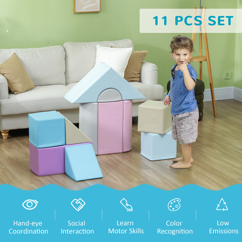 Tommy Toys Kids 11 Piece Soft Play Equipment Set Image 5