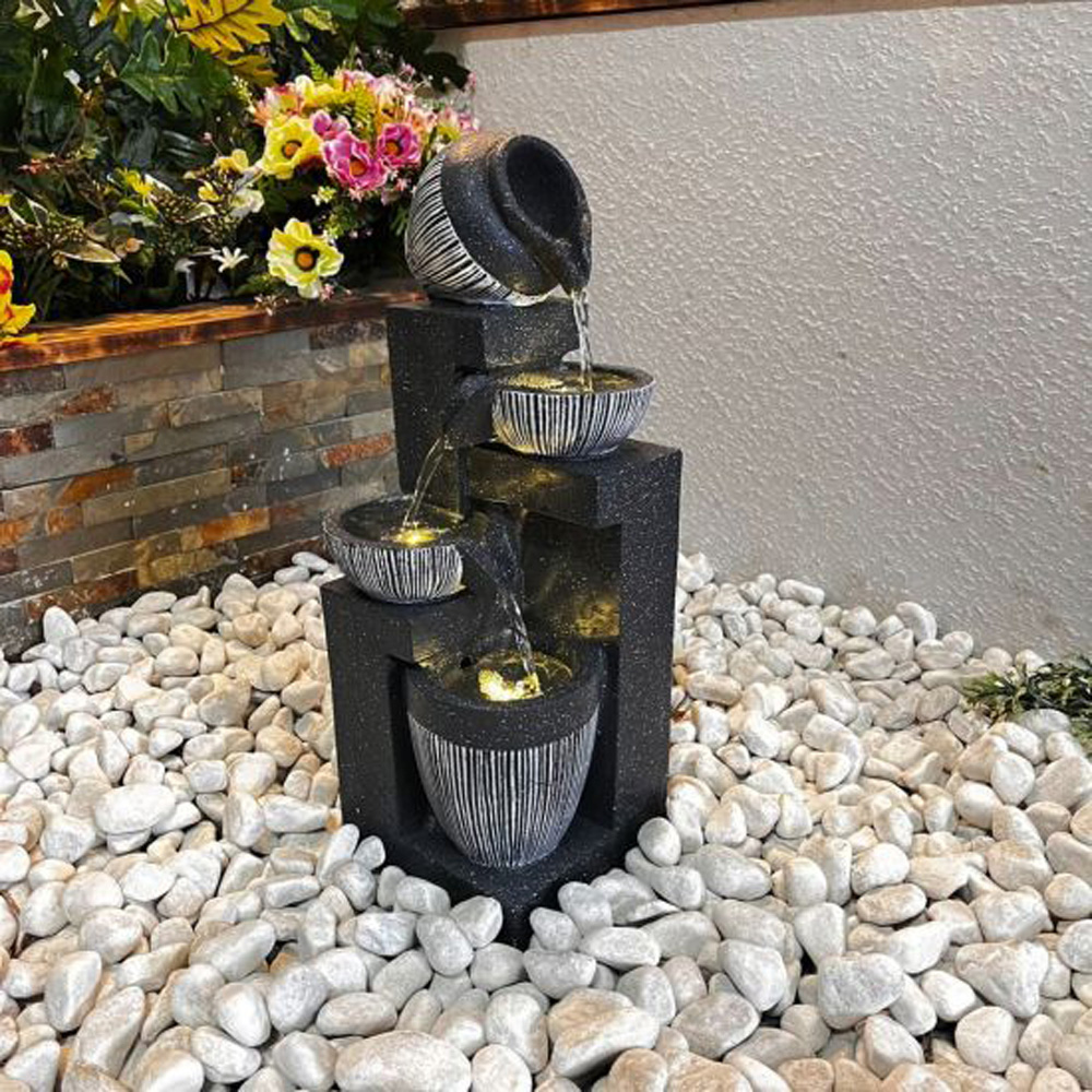 Tranquillity Compact Nebula Mains Powered LED Water Feature Image 2