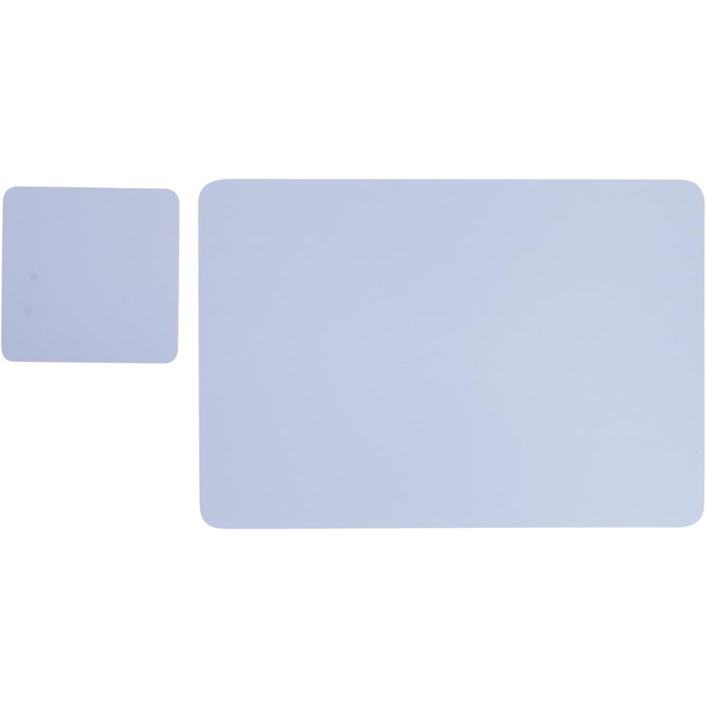 Wilko 8 Pack Blue Placemats and Coasters Image 3
