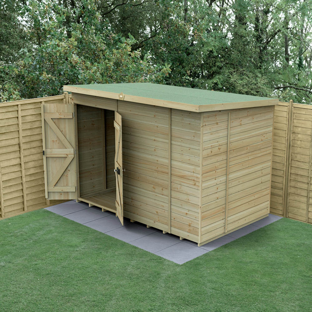 Forest Garden Timberdale 10 x 6ft Pent Shed Image 2