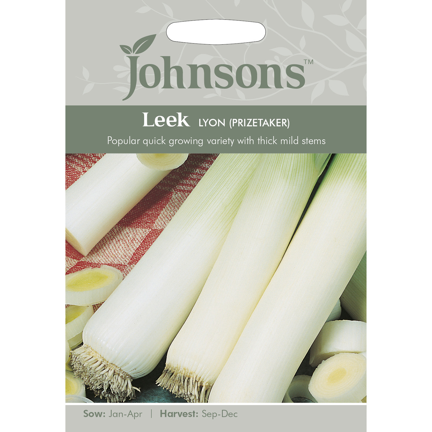 Johnsons Lyon Prizetaker Leek Seeds Image 2