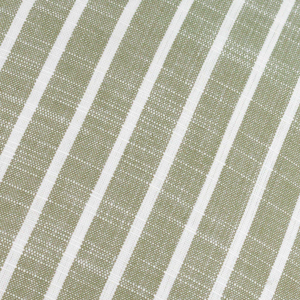 Yard Hessle Green Stripe Cotton Cushion 45 x 45cm Image 5