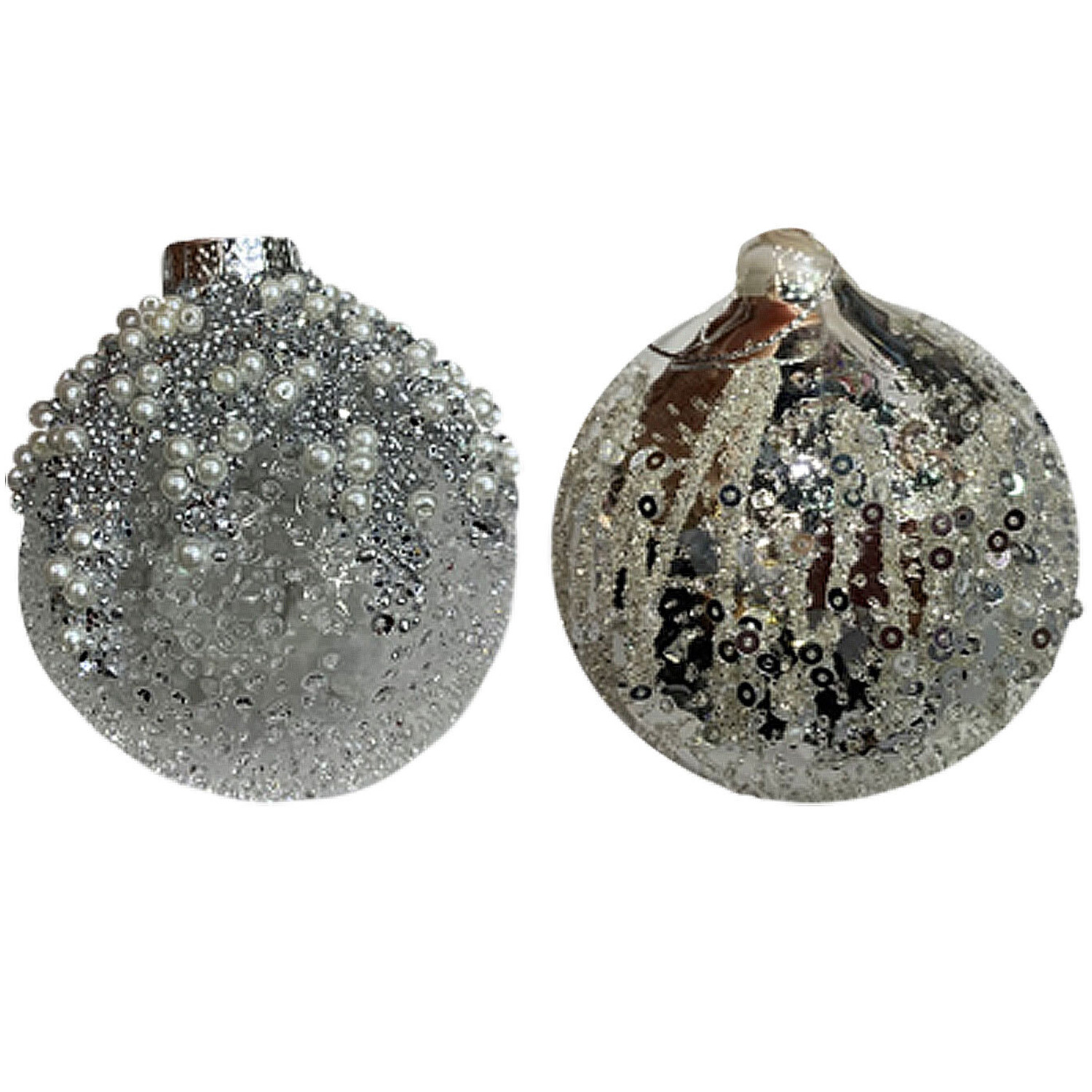 Single Frosted Fairytale Jewelled Frosted Bauble in Assorted styles Image