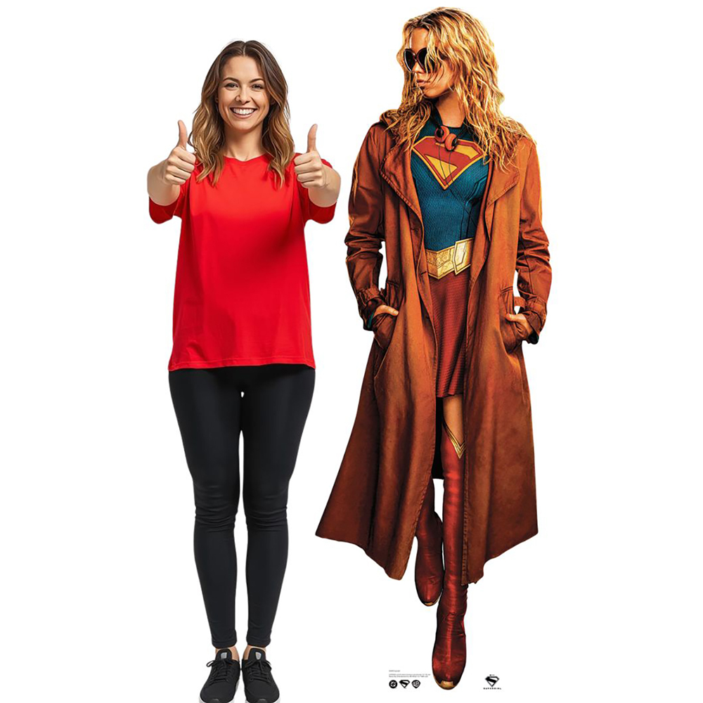 Star Cutouts Ltd Supergirl Milly Alcock Cutout 6.2ft Image 4
