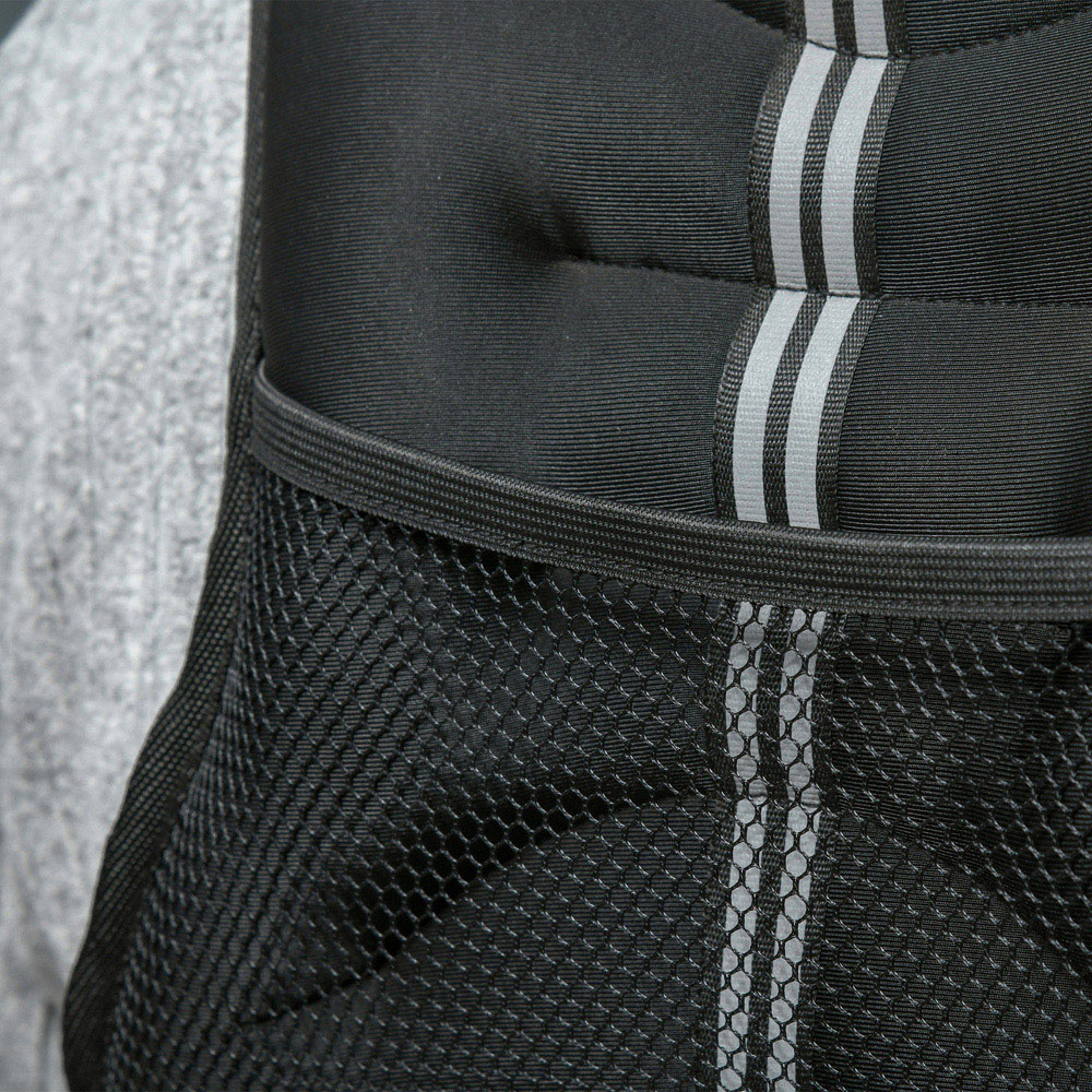 HOMCOM 10kg Adjustable Weighted Vest with Pocket and Reflective Strips Image 4