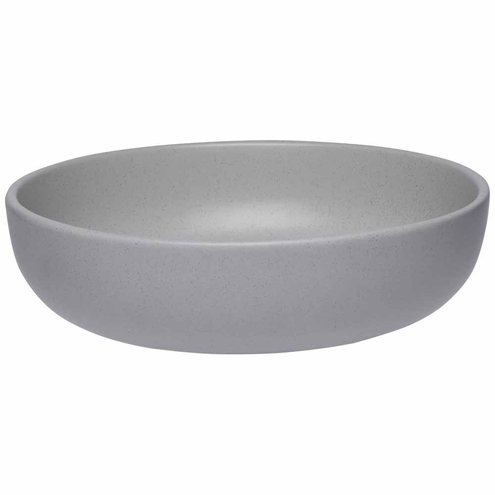 Wilko Grey Speckled Soup Bowl Image 1