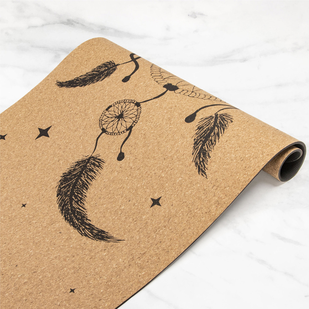 Myga Dream Catcher Cork Yoga Mat XL Image 2