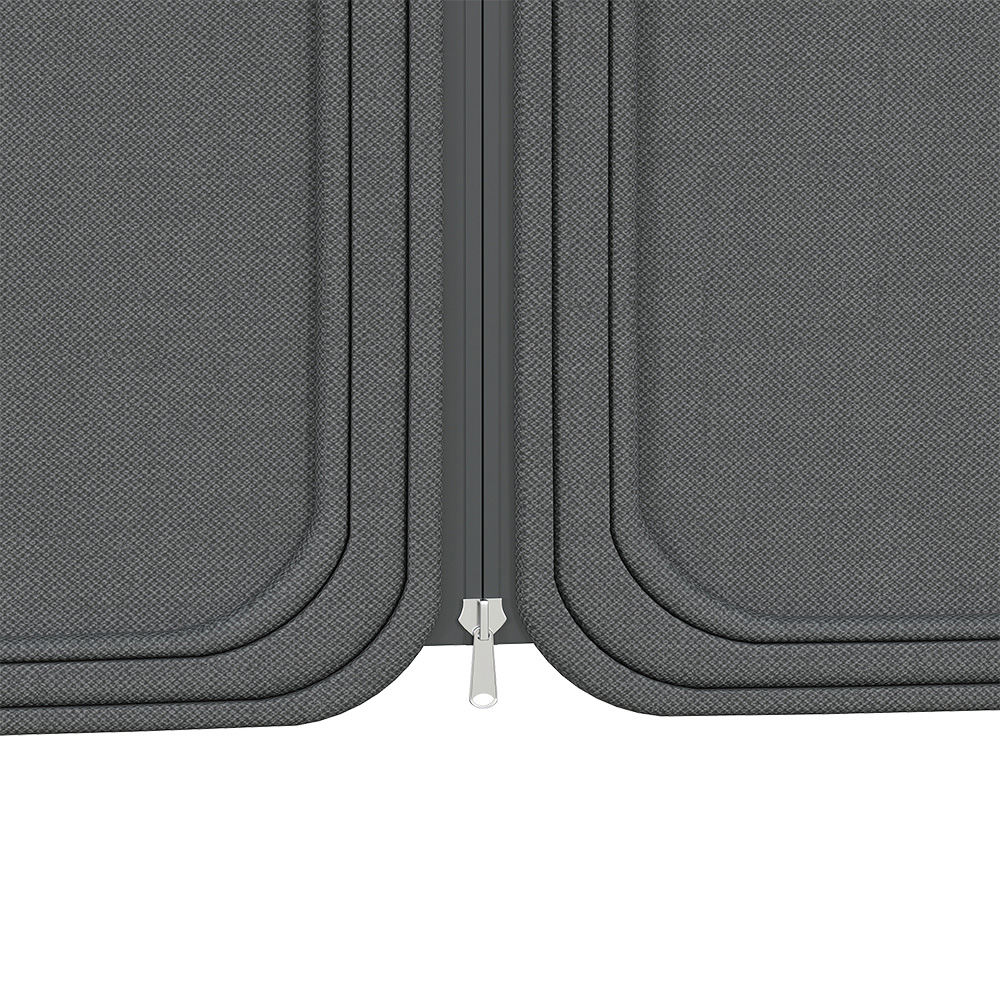 Living and Home Dark Grey Solar LED Metal Gazebo 4 x 2.6m Image 4