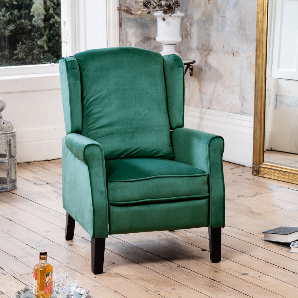 Artemis Home Barksdale Green Recliner Armchair Image 4