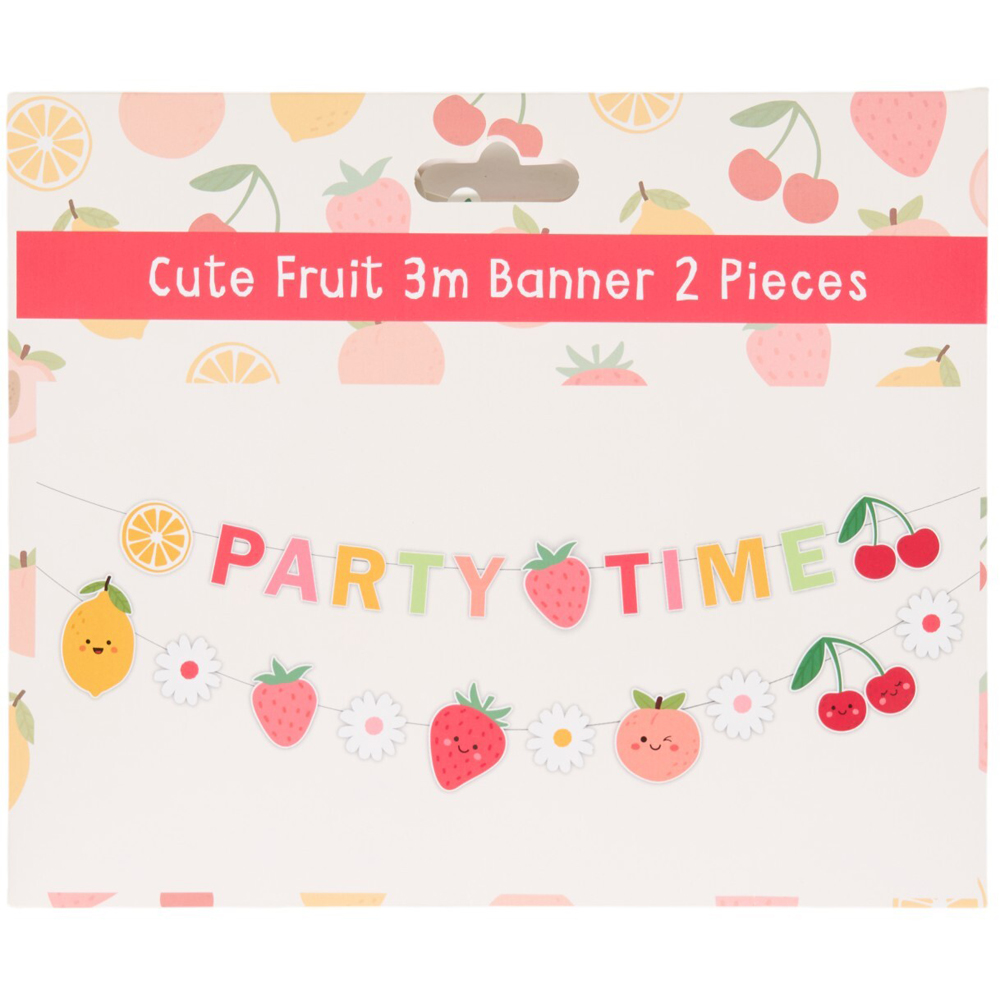 Pack of 2 Cute Fruit Banners Image 2