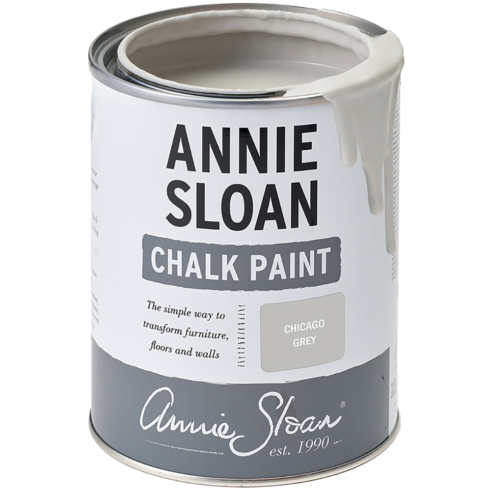 Annie Sloan Chicago Grey Matt Chalk Paint 1L Image 2
