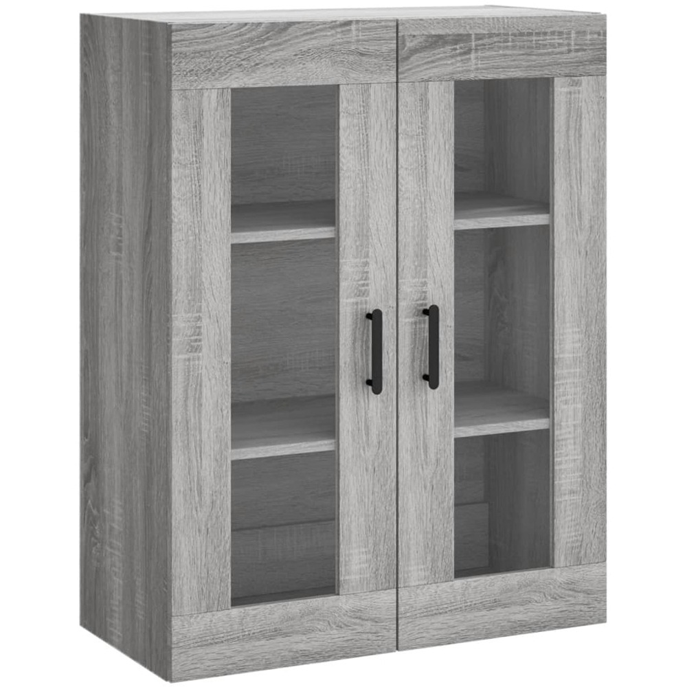 vidaXL 4 Door 2 Drawer Grey Sonoma Highboard Image 5