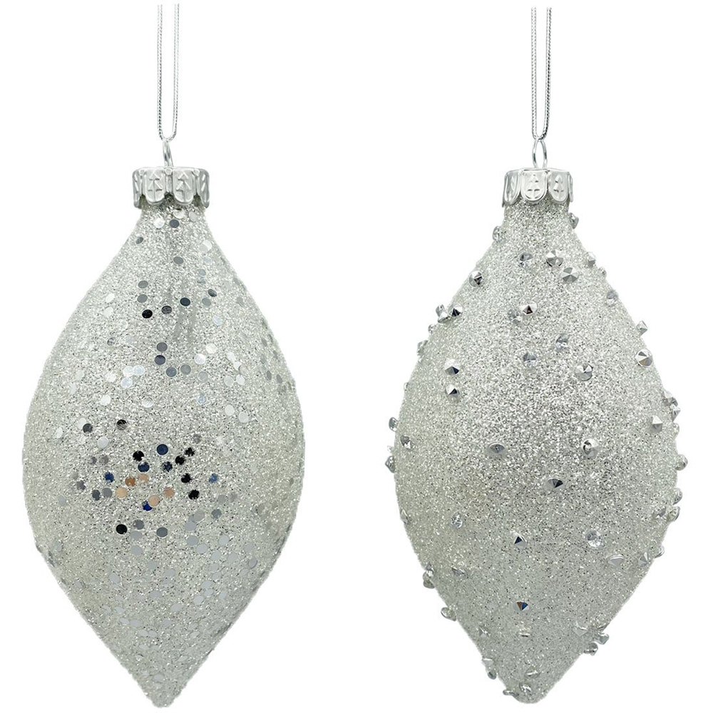 Silver Jewelled Droplet Image