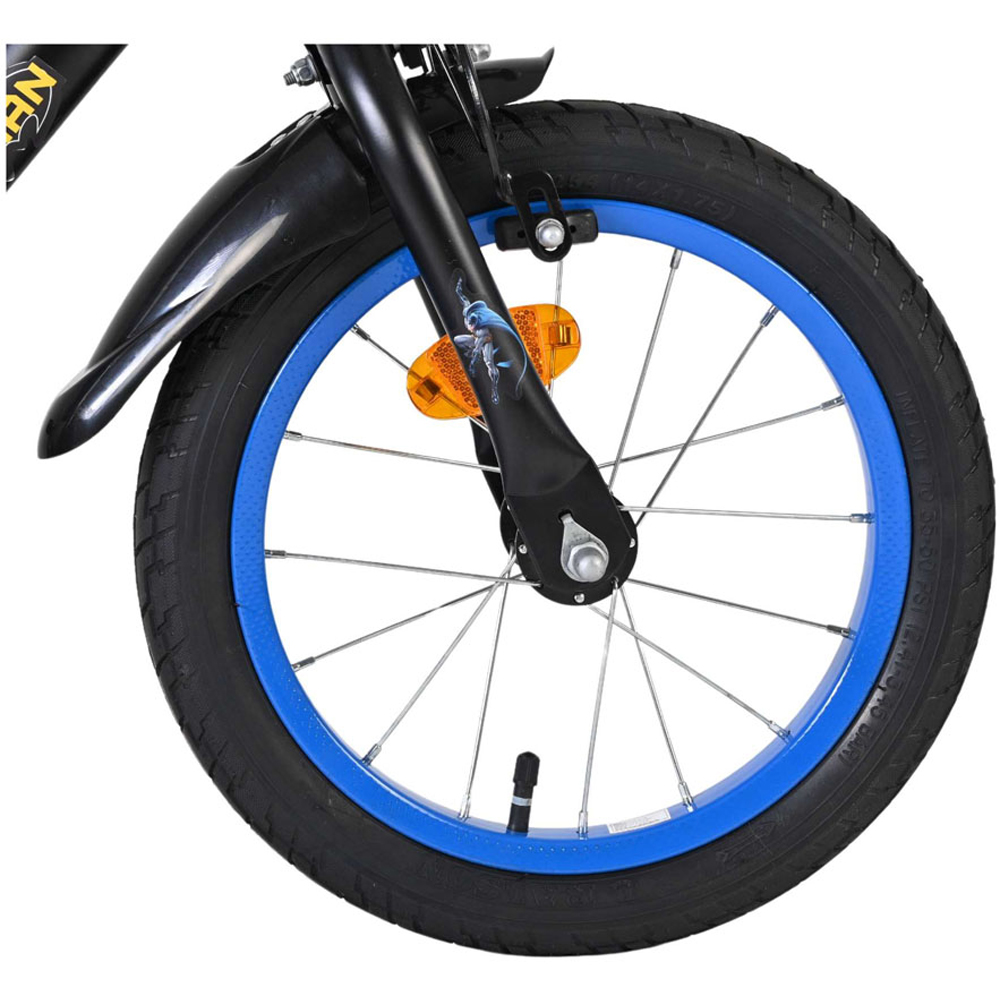 Volare DC Comics Batman Kids 14 inch Multicolour Bike with Stabilisers Image 8
