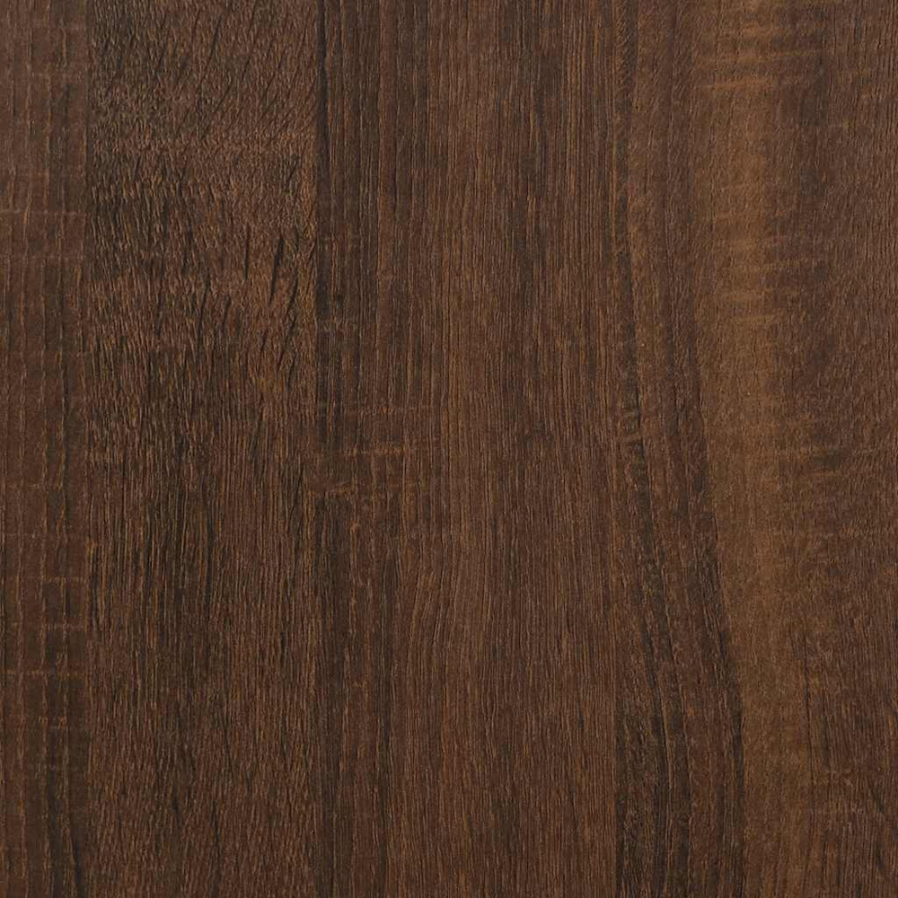 vidaXL 3 Drawer Brown Oak Sideboard Image 7