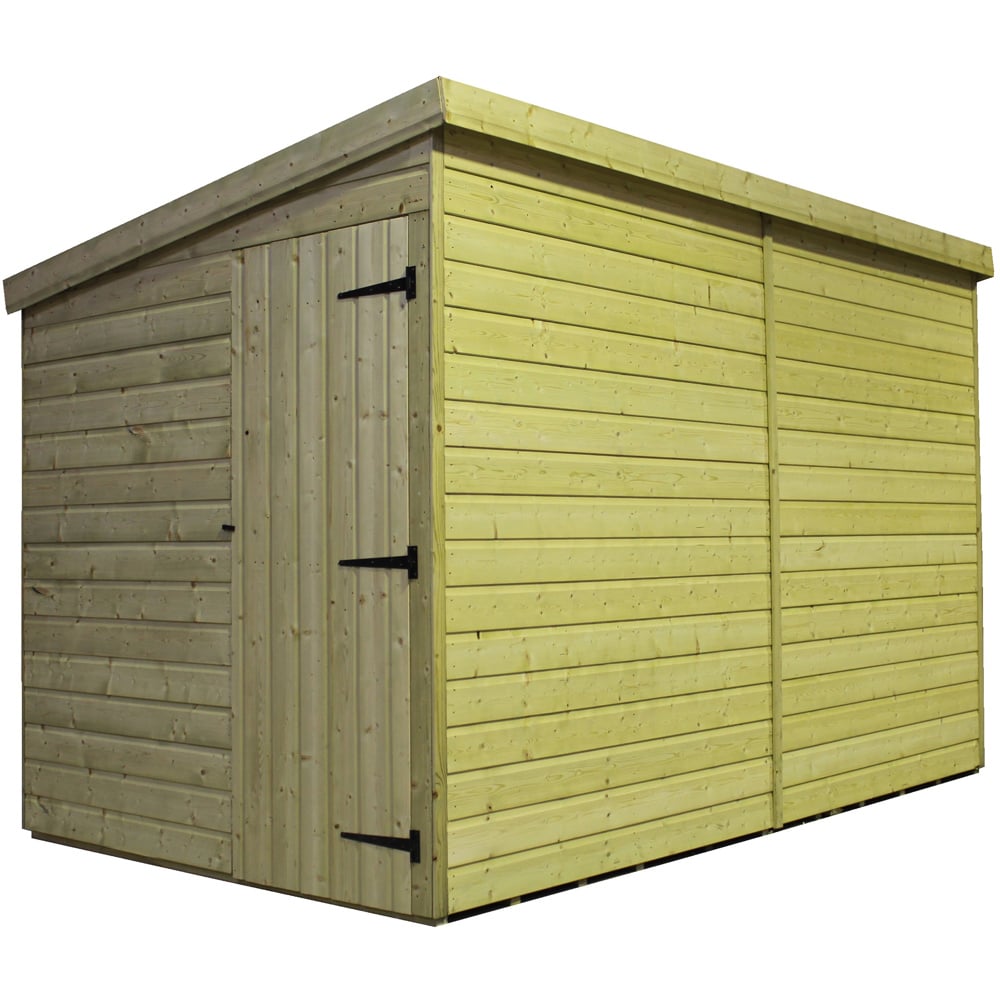 Empire Sheds 3000 10 x 4ft Tongue and Groove Wooden Pent Garden Shed Image 4