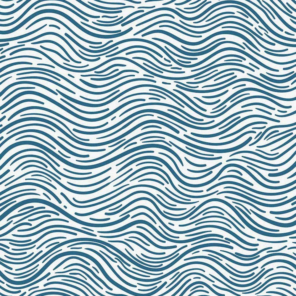 Bobbi Beck Eco Luxury Abstract Wave Blue Wallpaper Image 1