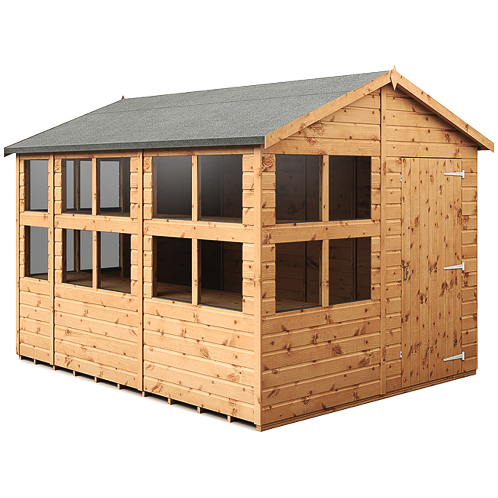 Empire Sheds 8 x 10ft Tongue and Groove Potting Apex Garden Shed Image 1