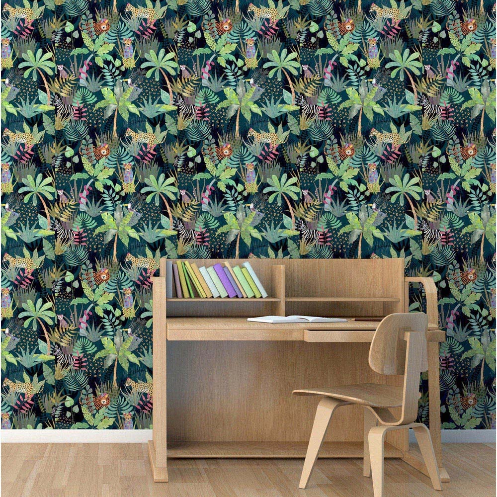 Arthouse Hidden Jungle Multi Wallpaper Image 6