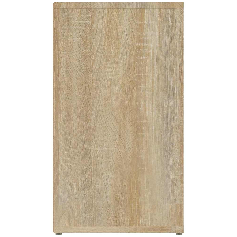 vidaXL 4 Open Shelf Sonoma Oak Sideboard Image 6