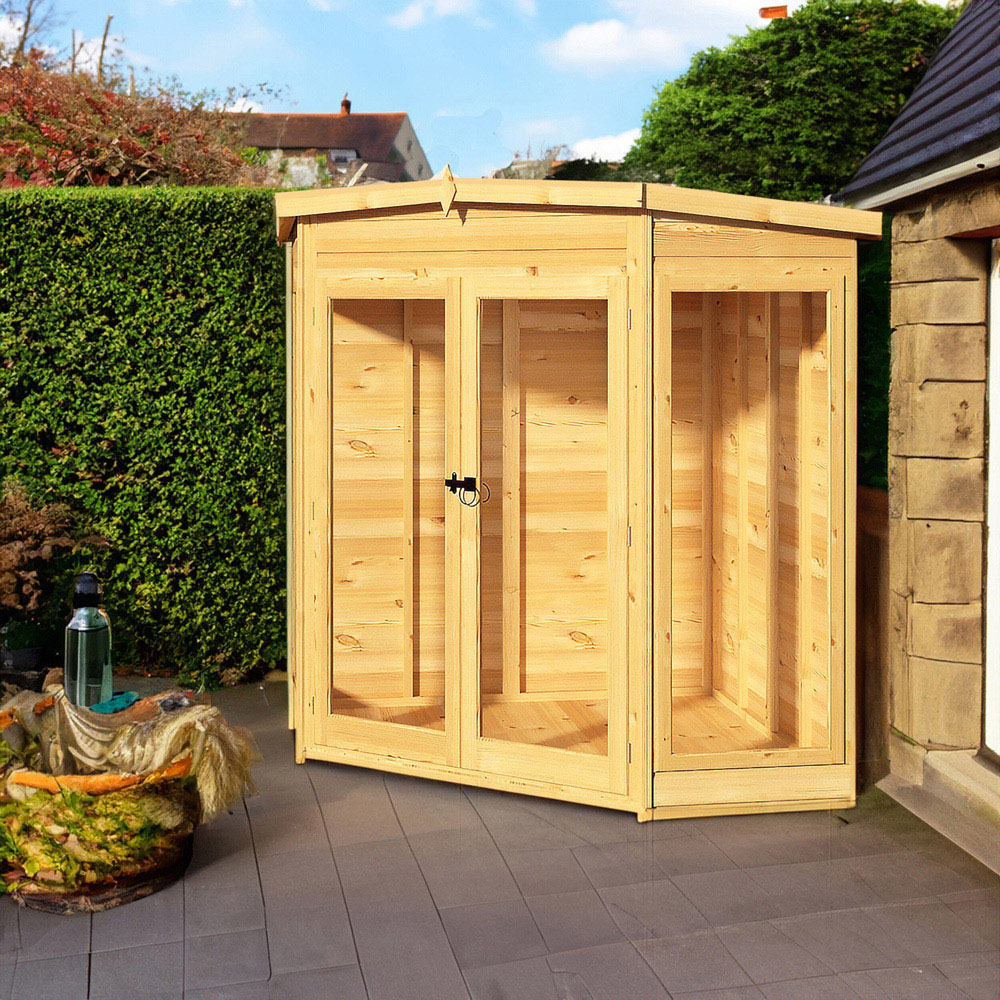 Shire Barclay 6 x 6ft Shiplap Pent Garden Summerhouse Image 2