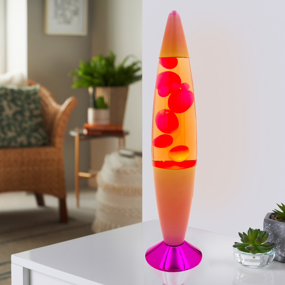 Global Gizmos Pink Ombre Lava Lamp 16 inch Image 2