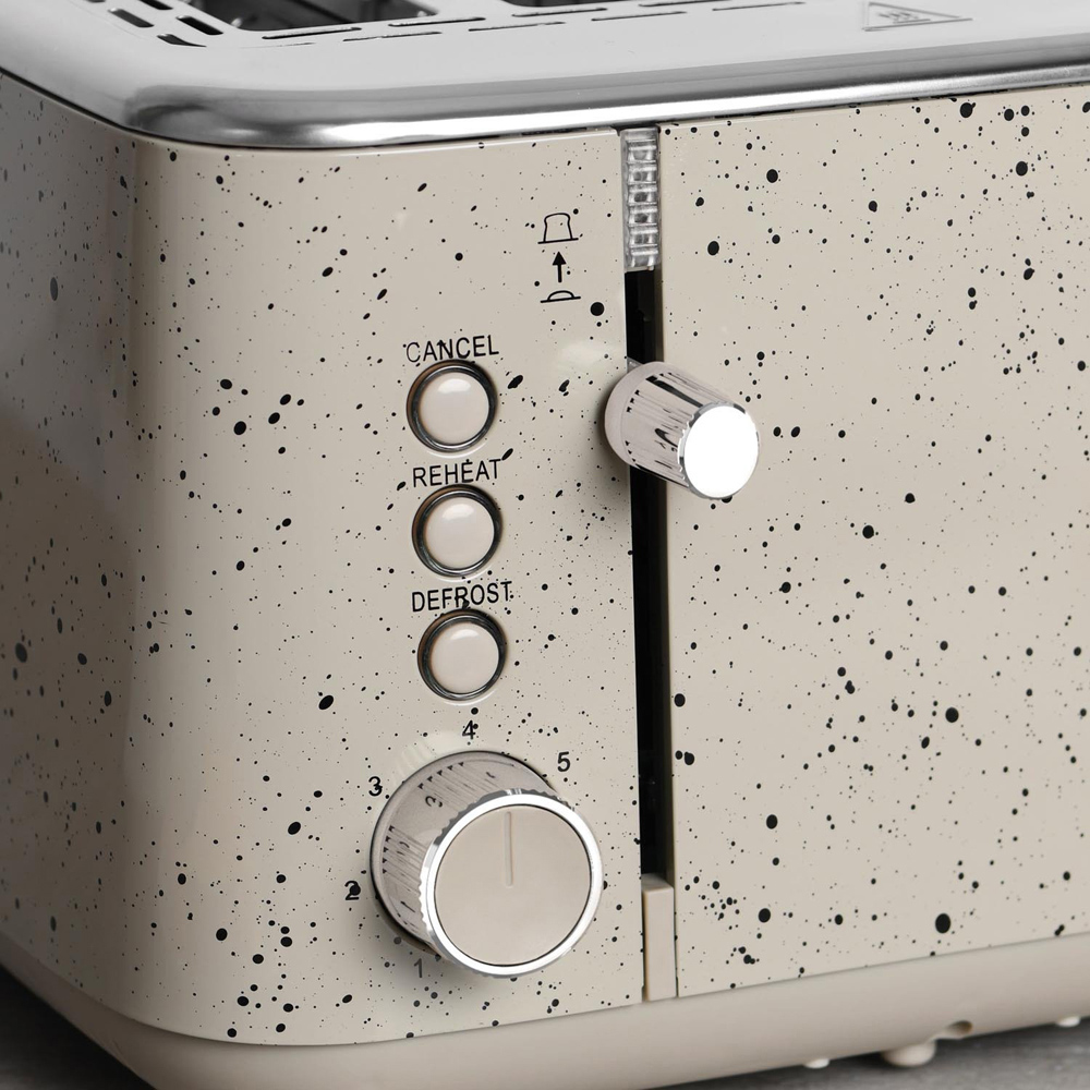 Kiso 4-Slot Toaster - Cream Image 5