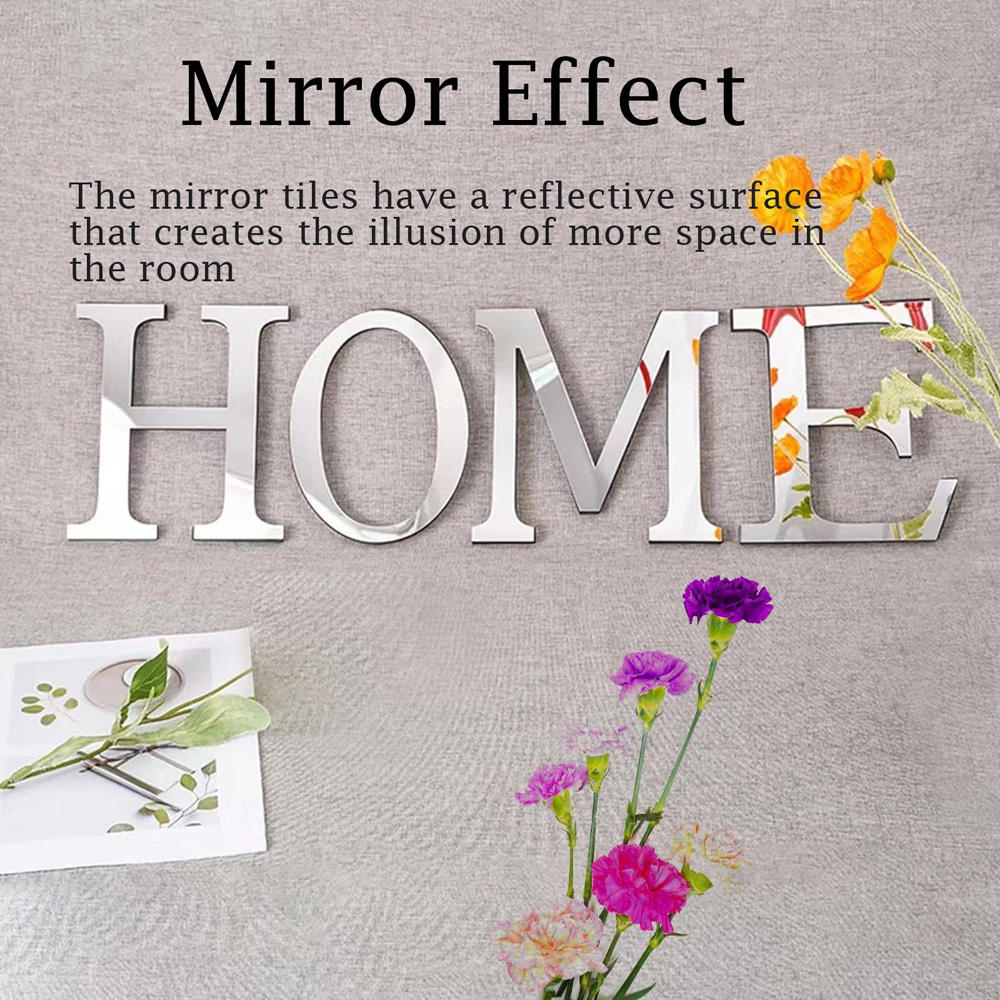 ATEK HOME Self-Adhesive Mirror Wall Sticker Image 4