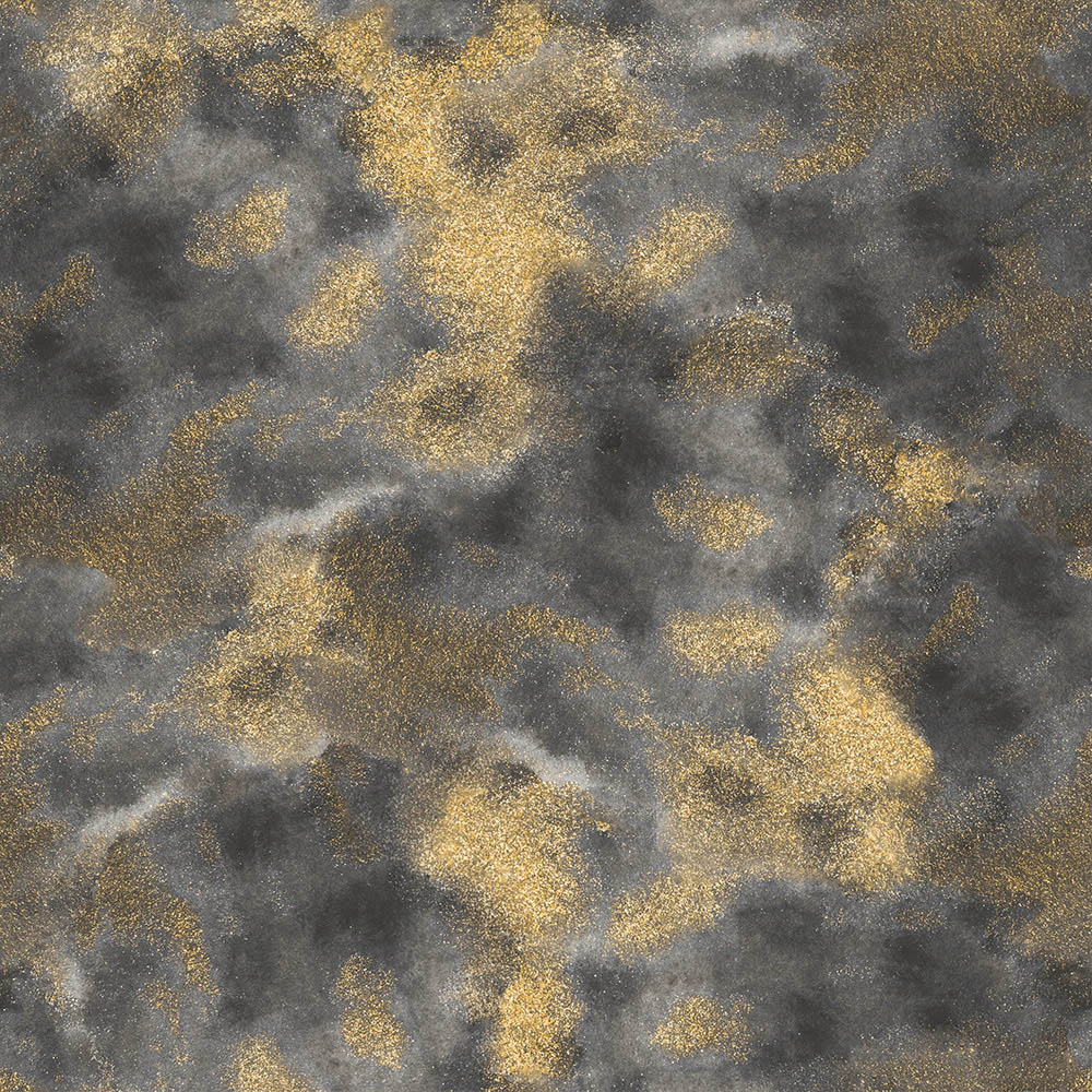 Muriva Glitter Leopard Black and Gold Wallpaper Image 1