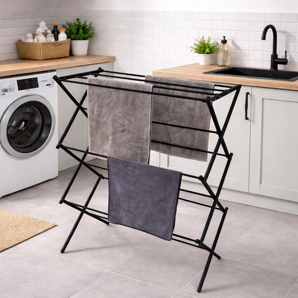 House Of Home 3-Tier Foldable Clothes Airer 16m Image 2