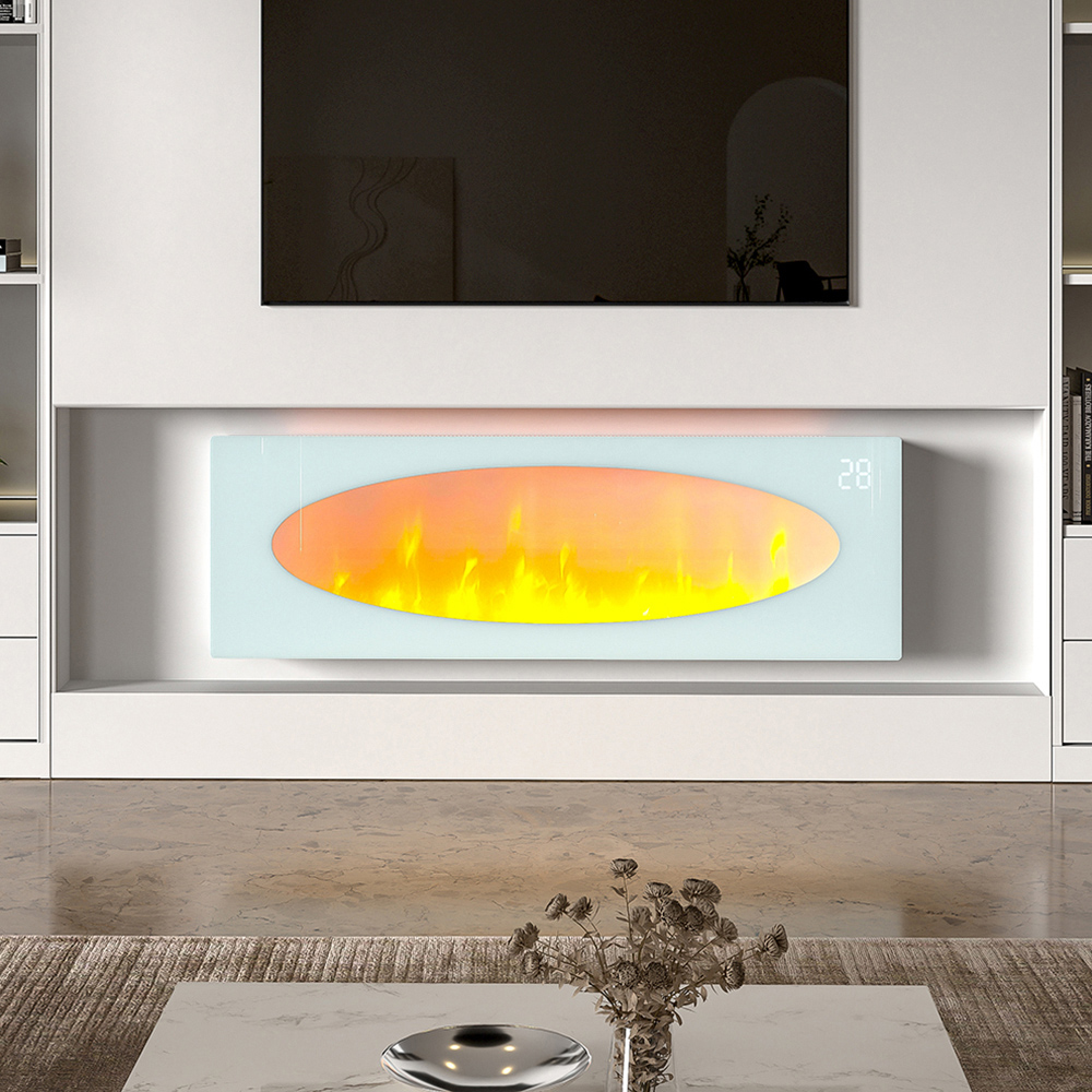 Living and Home 7 Flame Colour Mounted or Freestanding Electric Fireplace with WiFi Remote 42 inch Image 8