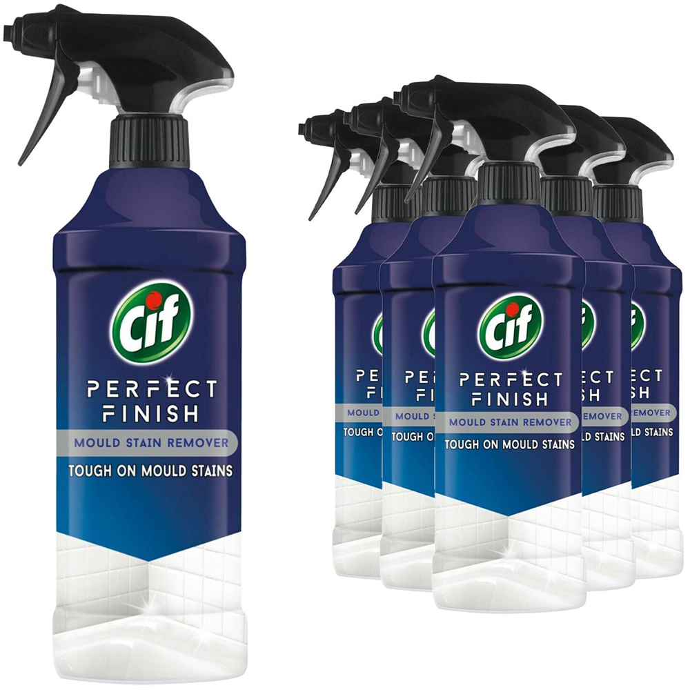 CIF Perfect Finish Mould Stain Removal Spray 435ml 6 Pack Image 1