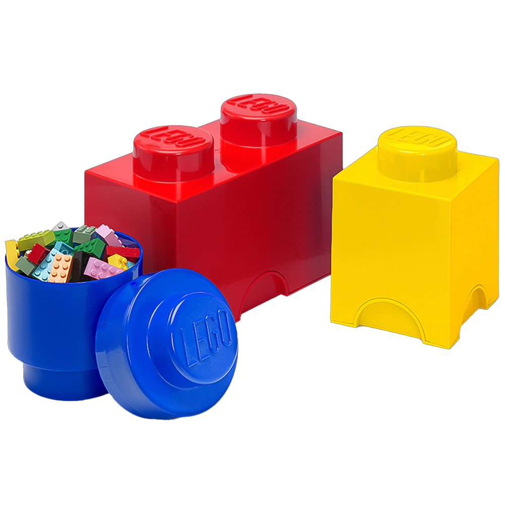 LEGO Set of 3 Storage Bricks Image 1