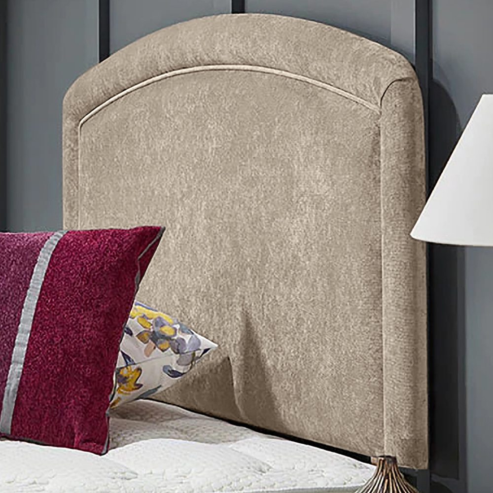 Eleganza Home Melanie Super King Size Cream Naples Strutted Headboard Image 1