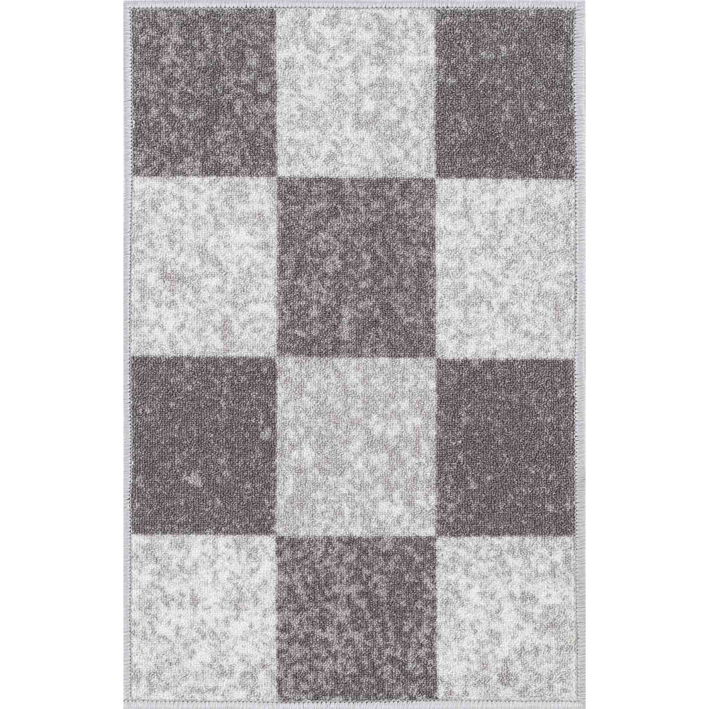 Desire Rugs Havana Grey Square Anti Slip Door Mat 90 x 57cm Image 1