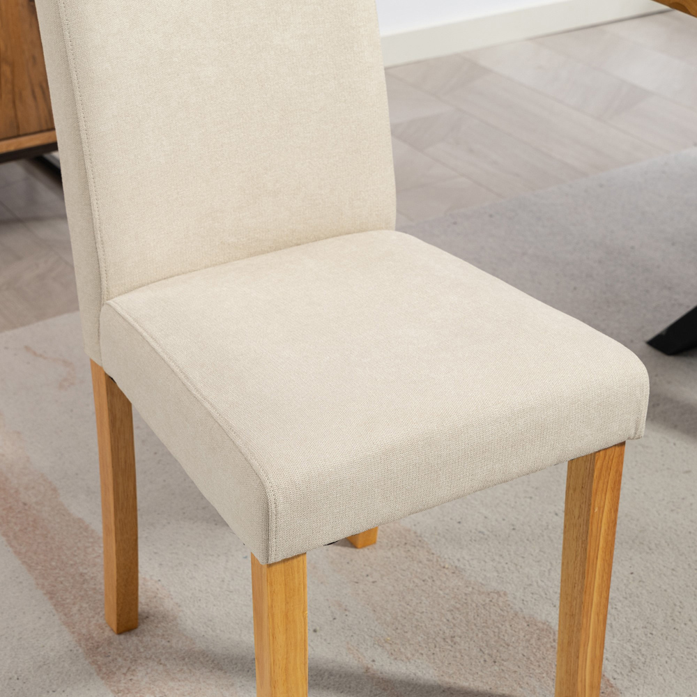Artemis Home Almont Set of 2 Beige High Back Dining Chairs Image 2