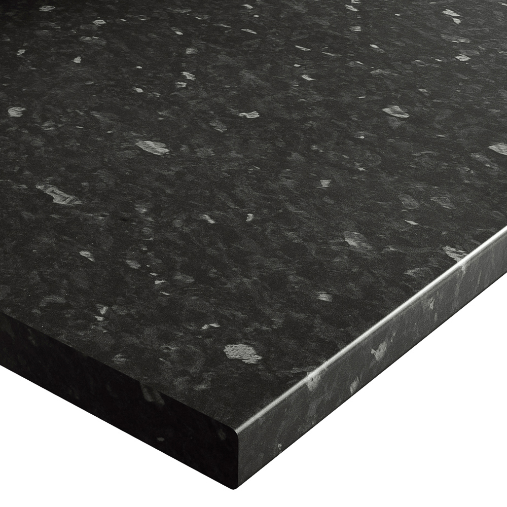 Wilsonart Black Slate Postformed Worktop 38mm Image 2