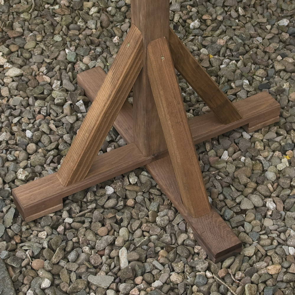 Rowlinson Windrush Natural Softwood Bird Table Image 7