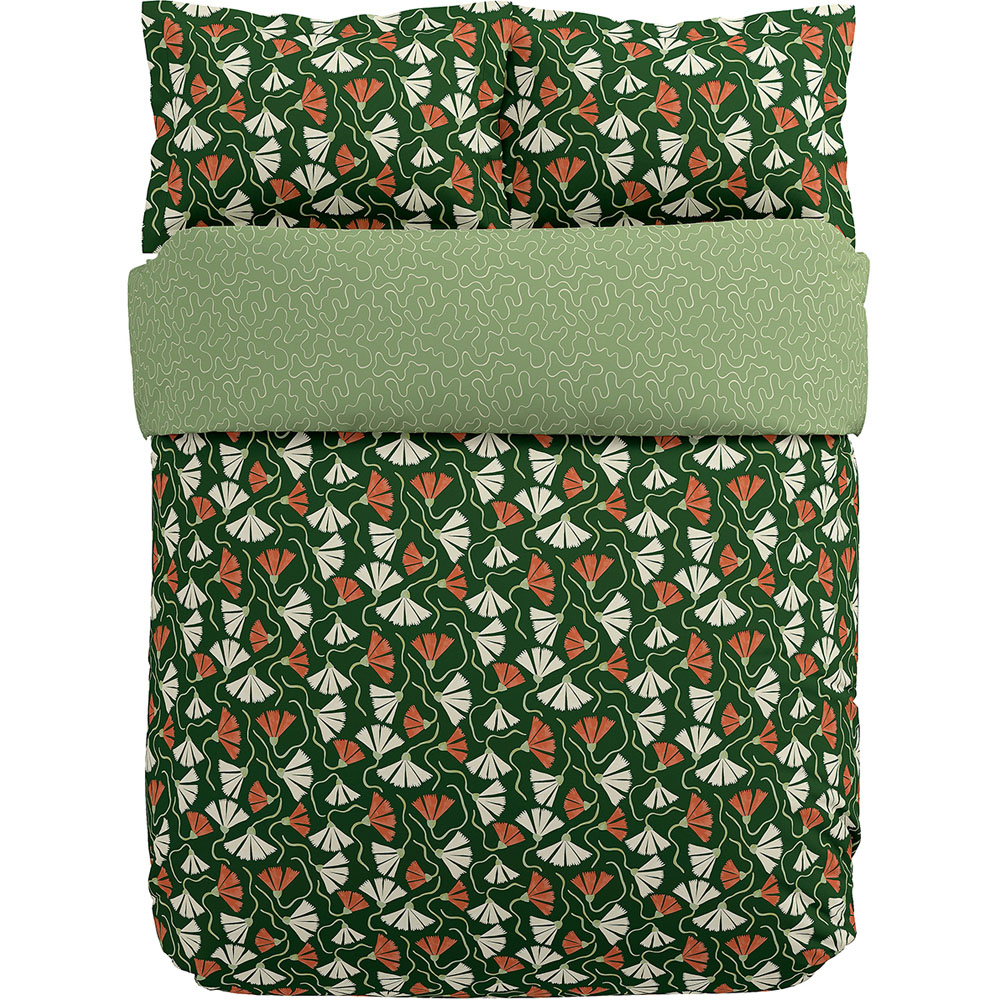 Scion Fan Floral Single Green Duvet Set Image 2