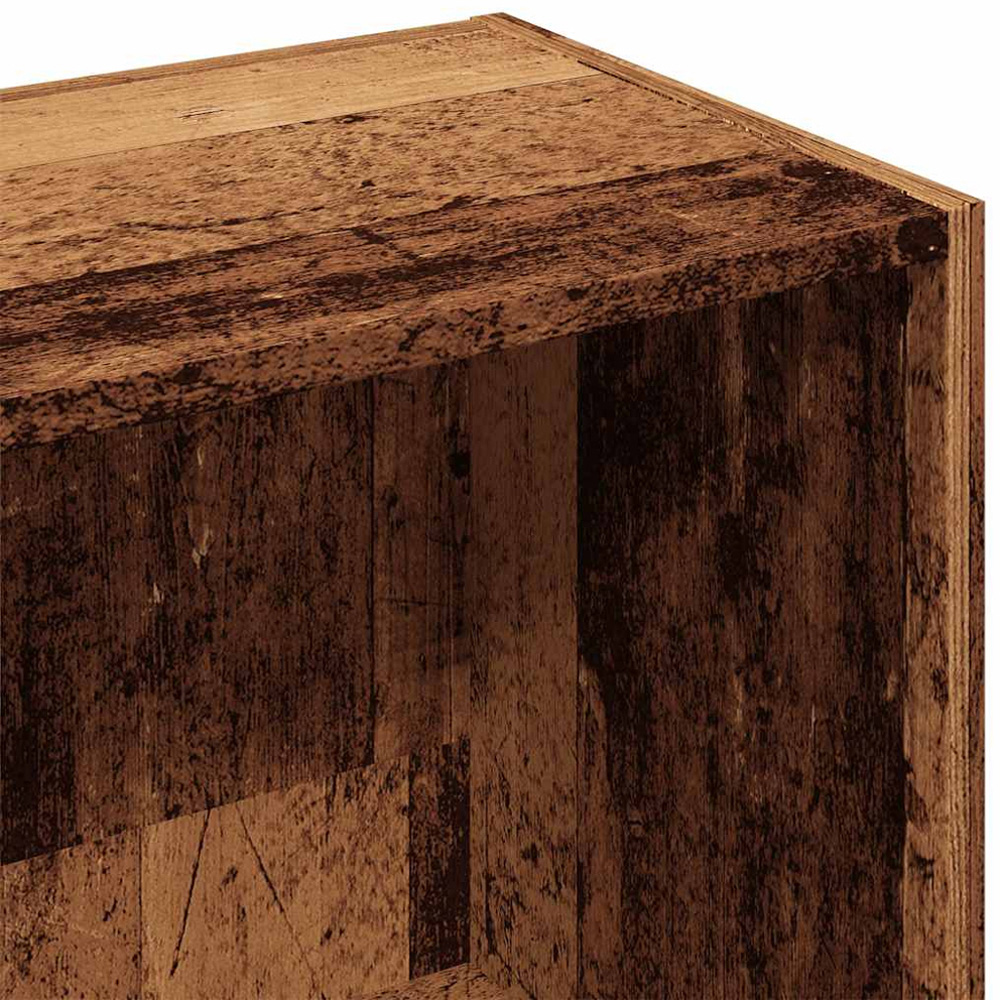 vidaXL 4 Shelf Old Wood Bookcase Image 7