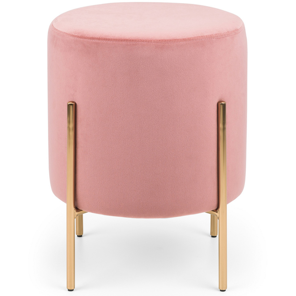 Julian Bowen Harrogate Pink Dressing Table Stool Image 3
