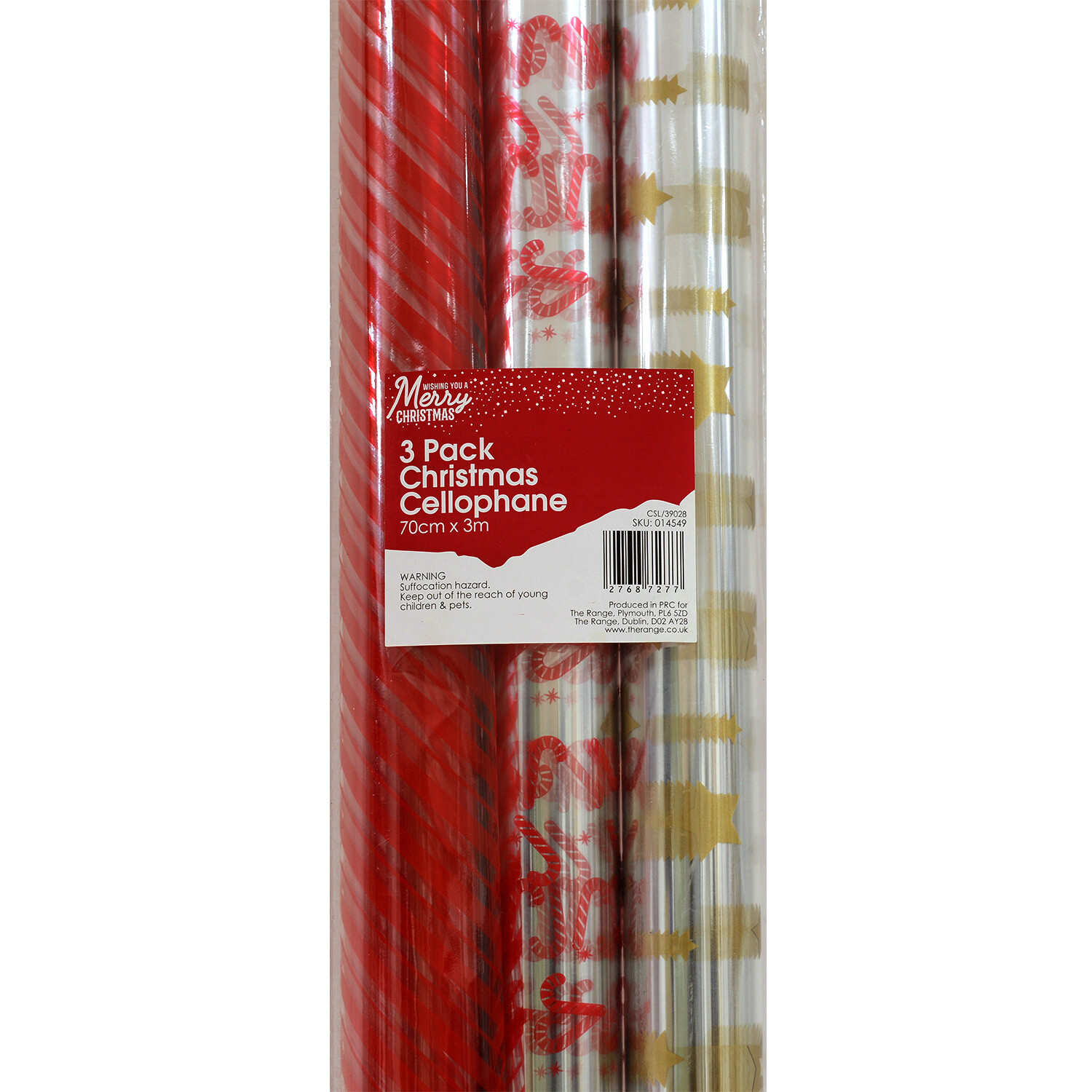 Christmas Cellophane 3 Pack Image 4