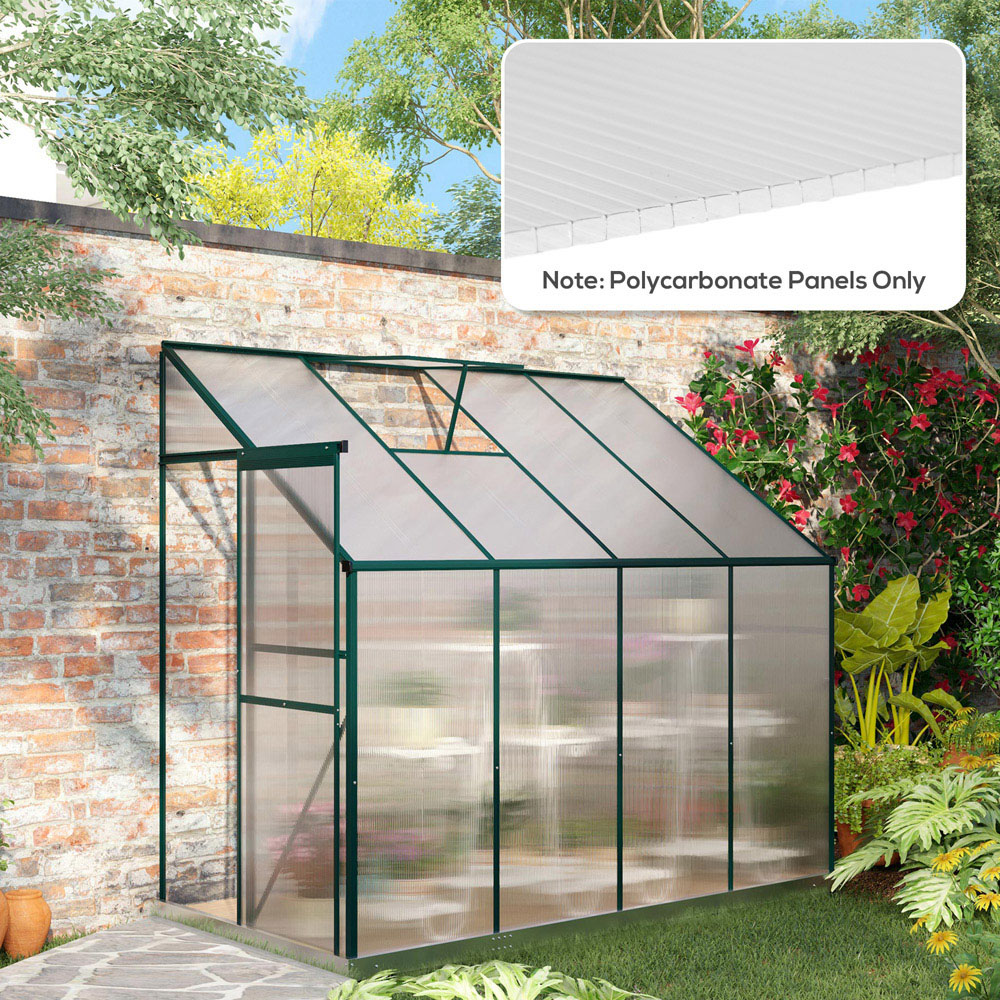Outsunny Twin Wall Greenhouse Polycarbonate Sheets 3.97 x 2ft 14 Pack Image 2