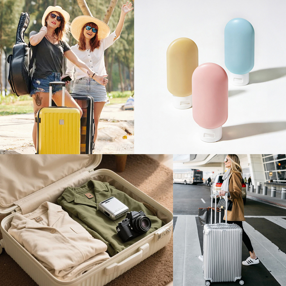 Living and Home 11 Piece Multicolour Travel Bottle Set Image 2