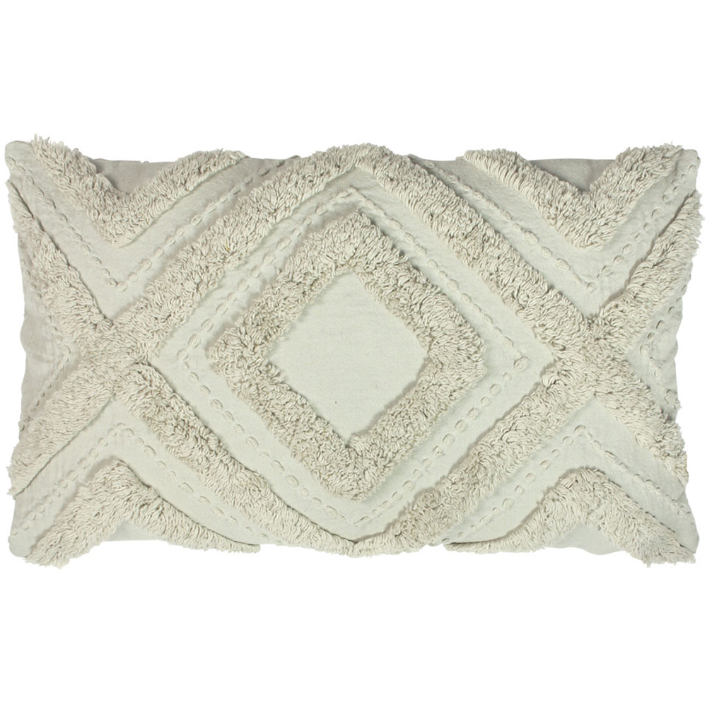 furn. Orson Taupe Tufted Cushion Image 1