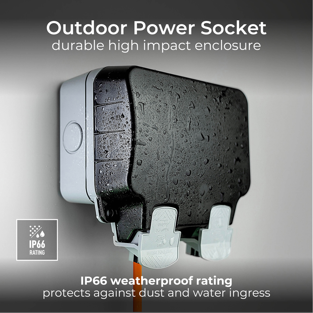 BG 13A Weatherproof Double Switched Power Socket Image 6