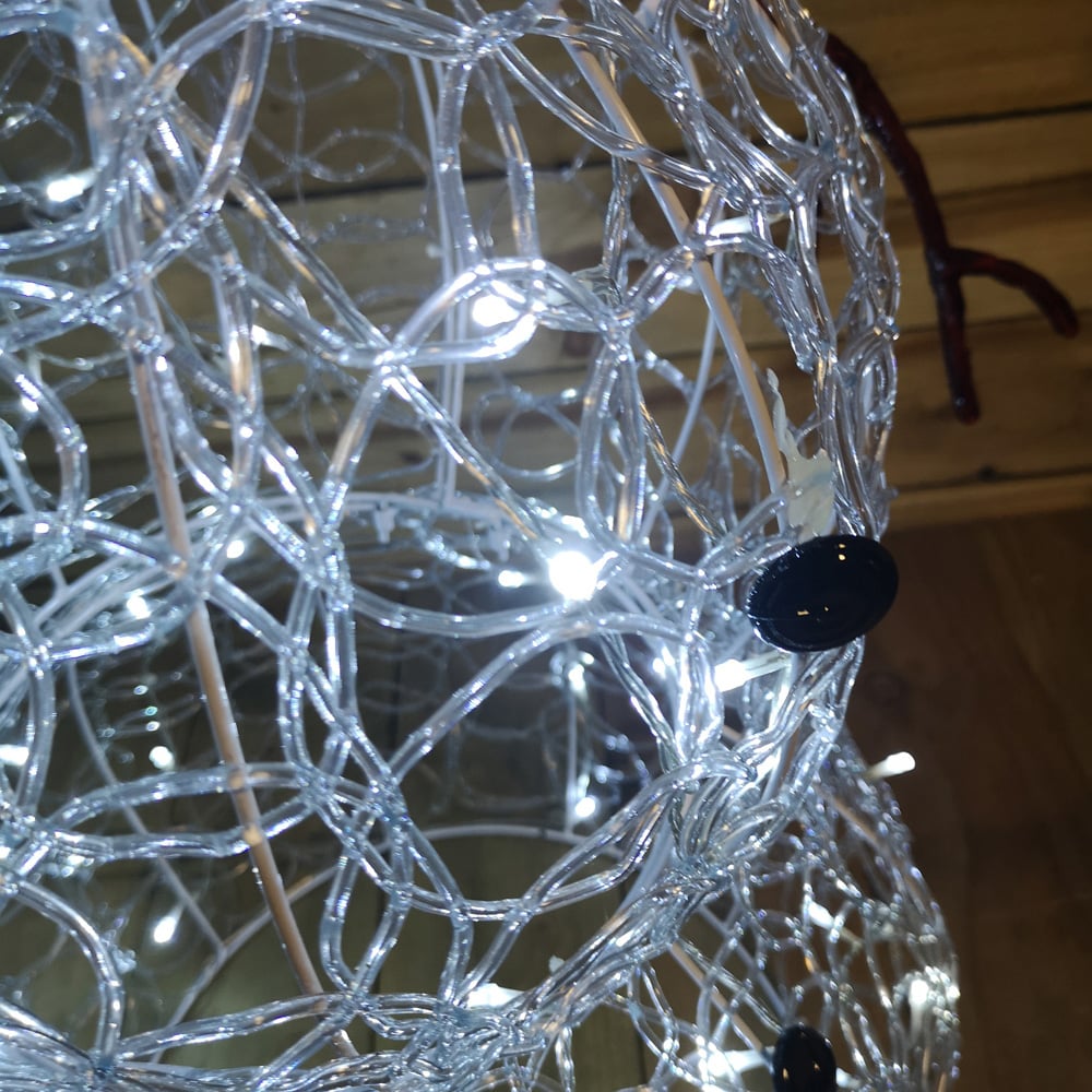 Premier 80 White LED Acrylic Snowman Christmas Decoration 90cm Image 7