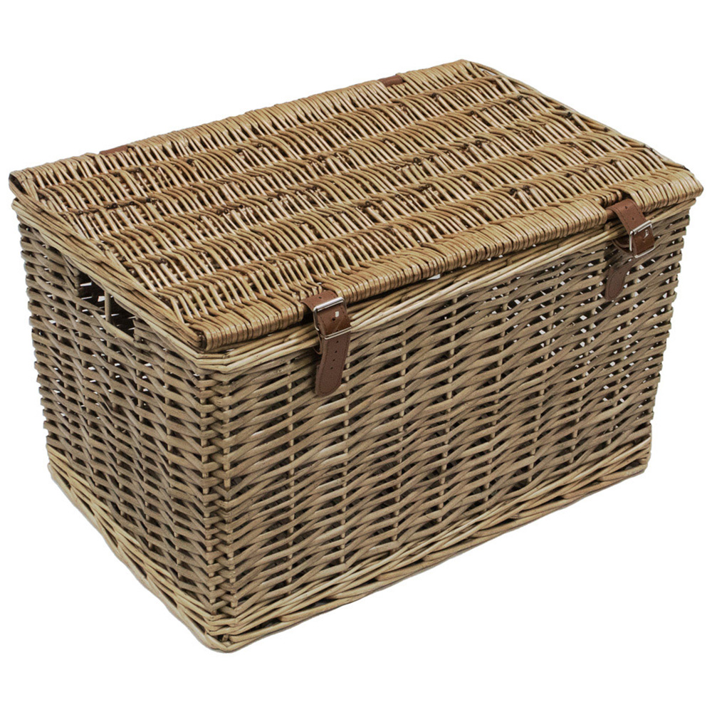 JVL Wicker Storage Hamper Basket Set of 3 Image 3
