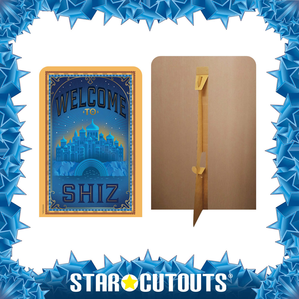 Star Cutouts Single Wicked Welcome To Shiz Backdrop Cardboard Cutout 133 x 91cm Image 5