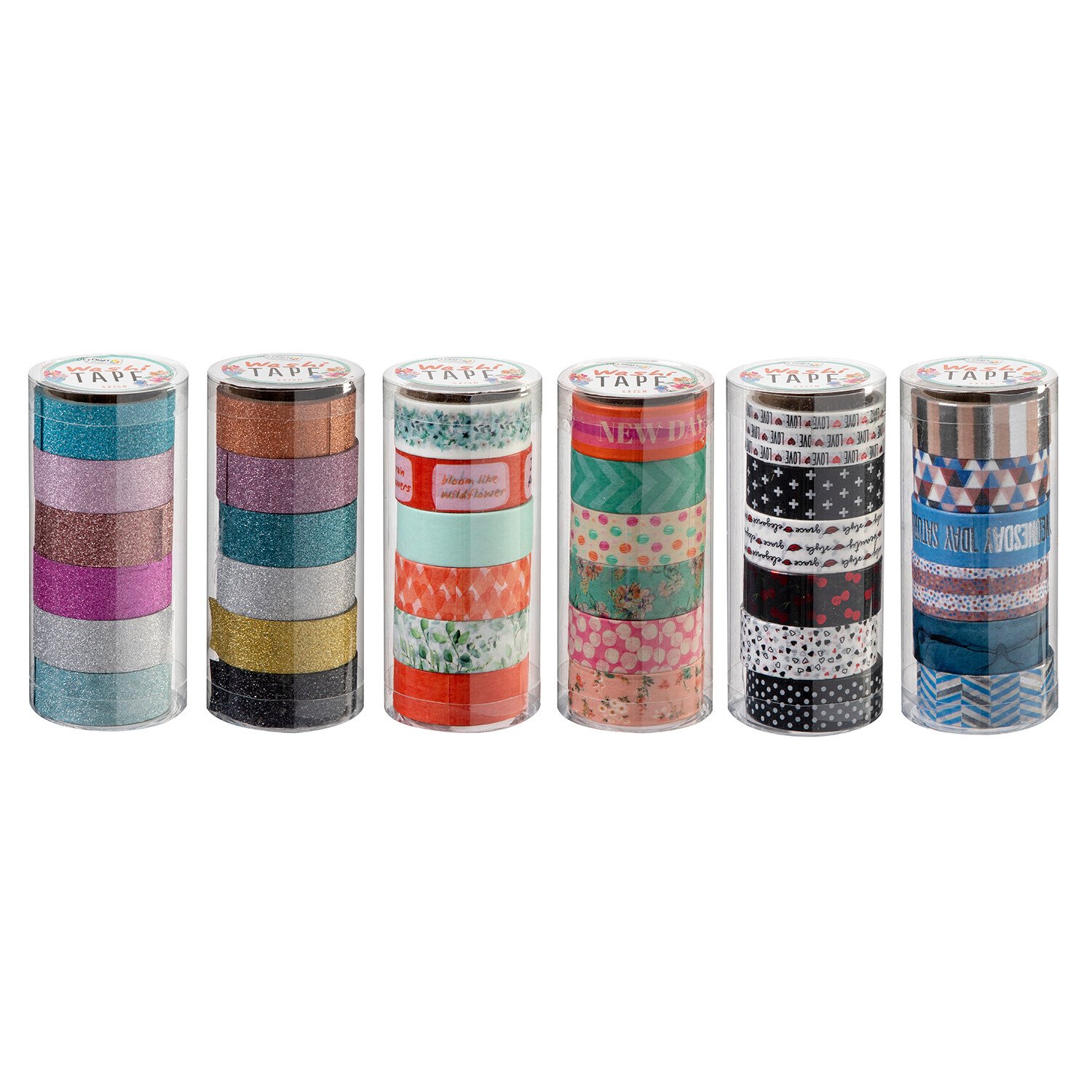 Set of Six Washi Tapes Image 1